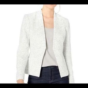 Calvin Klein Open Front Tweed Blazer